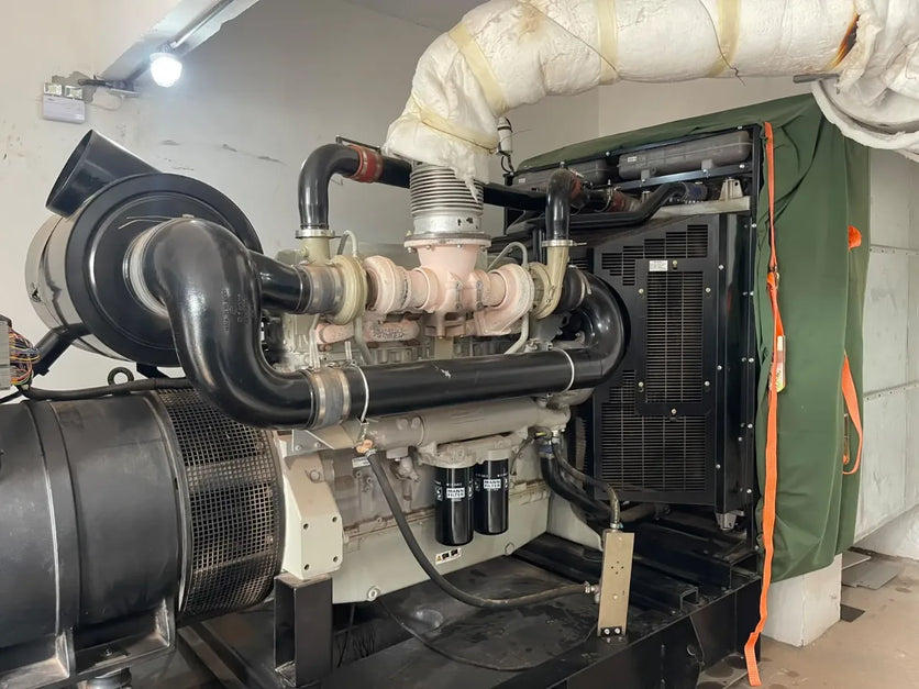 Motor diesel turbo de grupo gerador
