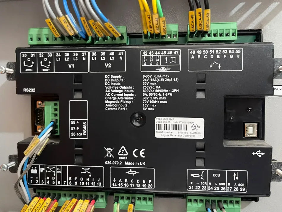 Módulo de controle eletrônico em retrofit de controlador